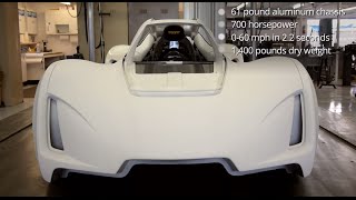 First 3D Printed Supercar  A New Way To Build Cars [upl. by Hanimay605]