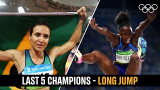 Womens Long Jump 🥇 Last 5 Champions [upl. by Crescin286]