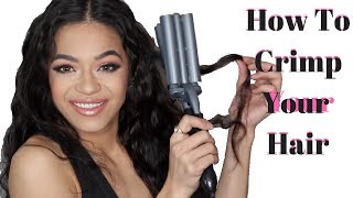 How To Crimp Your Hair Tutorial [upl. by Apostles61]