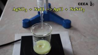 TITRATION OF CHLORIDE IONS WITH SILVER NITRATE [upl. by Fretwell]