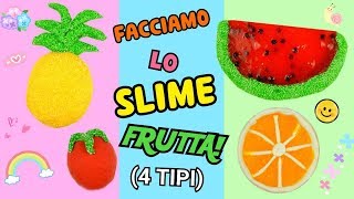 SLIME FRUTTA PROFUMATI ANGURIAANANASFRAGOLALIMONE  ASMR Iolanda Sweets [upl. by Shepperd]