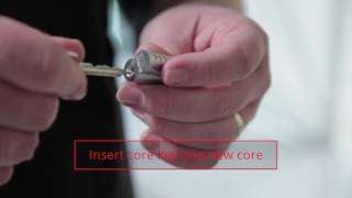 Removing and Installing Lock Core [upl. by Rhyner]