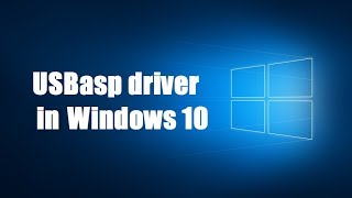 How to install USBasp driver in Windows 10 [upl. by Ahsenroc]