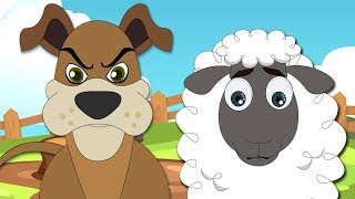 Aesops Fables  The Sheep And The Dog  HooplaKidz [upl. by Annaohj]