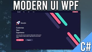 C WPF Modern UI Flat Design Tutorial [upl. by Akanke203]