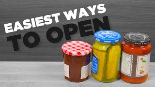 3 Easiest Ways to a Open Stubborn Jar  Easy Life Hacks [upl. by Josie]