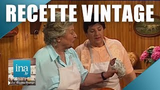 Recette  Le rôti de porc de Maïté  Archive INA [upl. by Yttel]