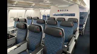 Delta A330300 cabin 3M3 4K [upl. by Aihtnys]