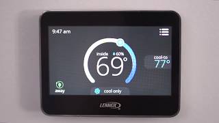 Advanced Programming Touchscreen Thermostat [upl. by Arley602]