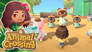 Catching Our Flight to NEW HORIZONS 🌺 Animal Crossing New Horizons • 1 [upl. by Coppola]