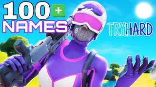 100 Tryhard Fortnite Names NOT TAKEN in 2020 [upl. by Brightman]