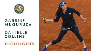 Garbiñe Muguruza vs Danielle Collins  Round 3 Highlights  RolandGarros 2020 [upl. by Akerdnuhs]