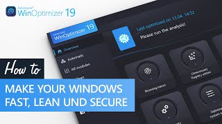 Ashampoo WinOptimizer 19  Make your Windows faster cleaner and more discreet [upl. by Reider]