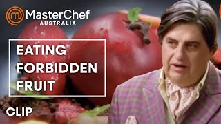 Forbidden Fruit Dessert Triumph  MasterChef Australia  MasterChef World [upl. by Gardiner]