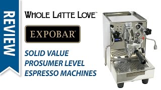 Review of Expobar Espresso Machines [upl. by Igenia]