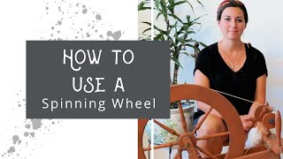 How to Use a Spinning wheel [upl. by Eetse]