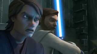 Star Wars The Clone Wars  Anakin Skywalker amp ObiWan Kenobi vs Count Dooku 1080p [upl. by Yeleen]