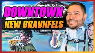 Walking Tour of DOWNTOWN NEW BRAUNFELS TX [upl. by Zetrac]