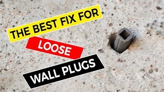 How to Fix Loose Wall Plugs 🧰 [upl. by Paterson]