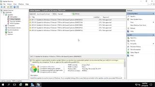 How to Approve WSUS Updates [upl. by Aicilehp]