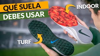 DIFERENCIAS ENTRE LAS SUELAS DE FUTSAL [upl. by Ahsratal235]