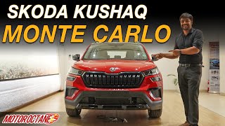 SKODA Kushaq MONTE CARLO Walkaround [upl. by Atterehs]