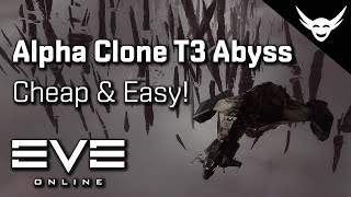 EVE Online  80milh EASY Alpha Clone T3 Abyss fit [upl. by Eberhart]