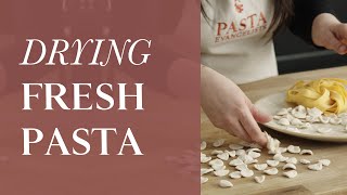 How to dry fresh pasta [upl. by Yentrac]