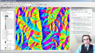 Creating an Aspect Map from a Digital Elevation Model in ArcGIS [upl. by Anilasor]