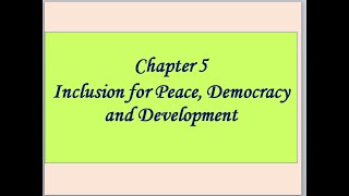 Inclusiveness chapter 5 full video  Inclusion for Peace Democracy and Development by Afan Oromo [upl. by Zolnay]