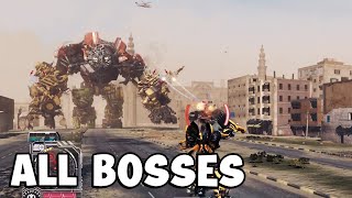 Transformers Revenge of the Fallen【ALL BOSSES】 [upl. by Einnod]