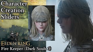 ELDEN RING Character Creation  Fire Keeper Dark Souls 3 [upl. by Dedrick]