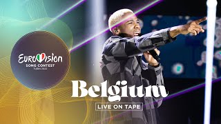 Jérémie Makiese  Miss You  Belgium 🇧🇪  Live On Tape  Eurovision 2022 [upl. by Gerdy]