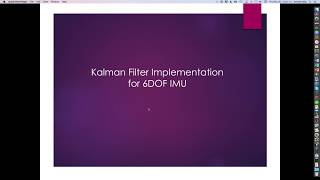 Kalman Filter for 6DOF IMU Implementation 16 [upl. by Rihana]