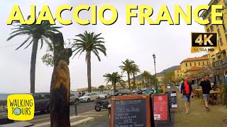 Ajaccio Capital of Corsica  French Island  City Travel Guide  4K Walking Tour [upl. by Avle789]