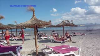 Alcudia Beach  Mallorca Spain  Must See amp Do  Travel Guide [upl. by Llerrehc]