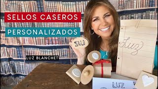 SELLOS CASEROS PERSONALIZADOS  LUZ BLANCHET [upl. by Atnoled]