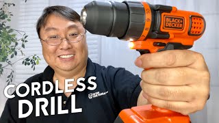 BLACKDECKER 20V MAX Cordless Drill Unboxing [upl. by Nojad64]