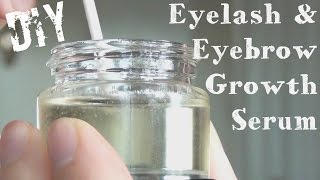 Eyelash And Eyebrow Growth Serum ♥ DIY [upl. by Arman]