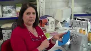 Using Your Overlocker  Serger How to Curves and Corners [upl. by Undis]