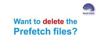 How to delete the Prefetch files in Windows [upl. by Bear]