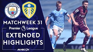 Manchester City v Leeds United  PREMIER LEAGUE HIGHLIGHTS  4102021  NBC Sports [upl. by Neellek]