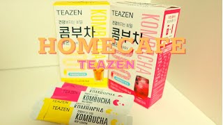 Homecafe Teazen Kombucha Lemon and Berry  recipe SHORTS [upl. by Ellenrahs]