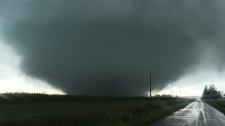 INTENSE Large Wedge Tornado Northwest Ohio 82416 [upl. by Marmaduke]