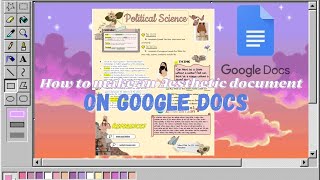 UPDATED 2021 How to create aesthetic notes using Google Docs FREE TEMPLATE [upl. by Ellerad]