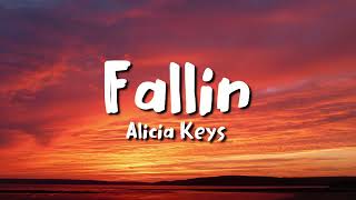 Alicia Keys  Fallin lyrics [upl. by Zorana]