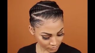 6 Super Cute Hairstyles For Black Women Featuring Cornrows [upl. by Ettelohcin626]