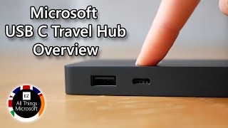 Microsoft USB C Travel Hub Windows Accessory Overview [upl. by Lonyer]