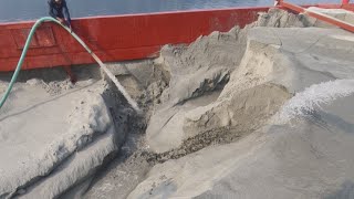 Unloading sand from Ship 27 [upl. by Yadsendew]