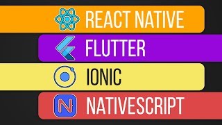 Which one is best for you Flutter React Native Ionic or NativeScript [upl. by Marieann]